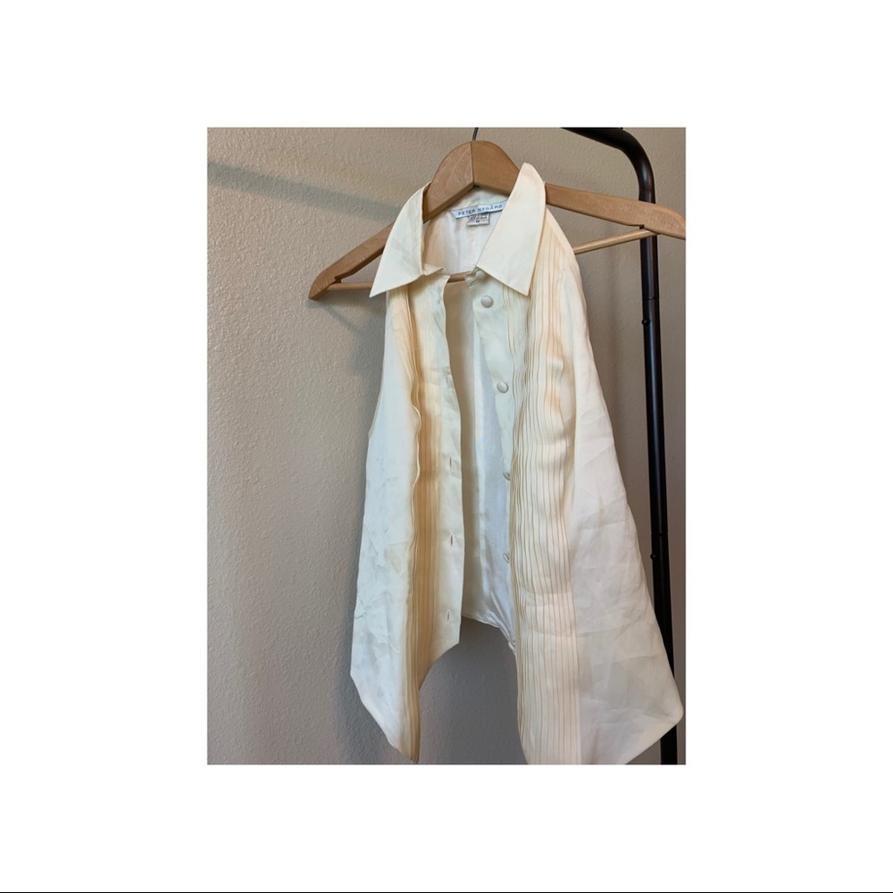 Vintage silk vest